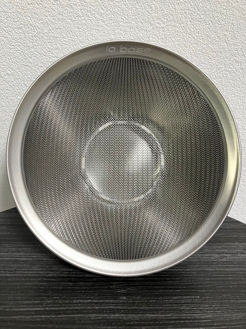 la base ラバーゼ　ステンレス角バット　角ザル　ボウル×2　4セット