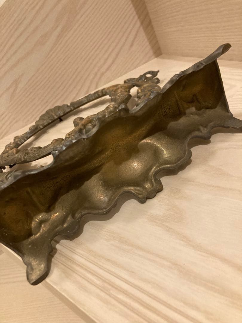 真鍮スタンド 　アンティーク 金属製 フレーム