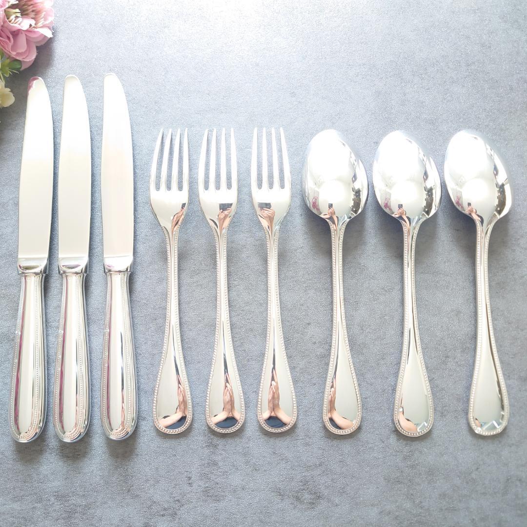 美品 クリストフル パール スタンダードサイズ 9点