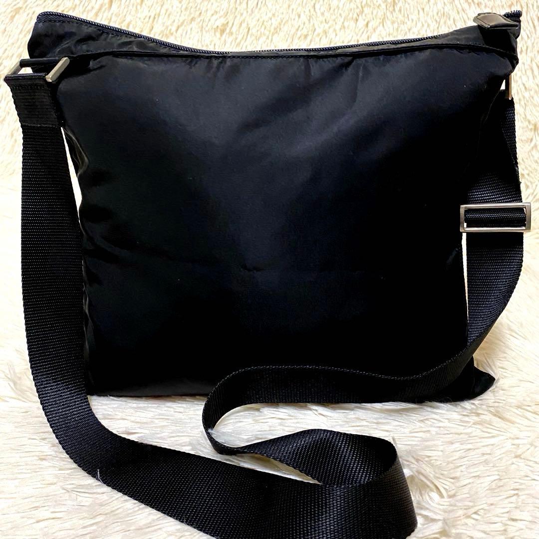 mimo@プロフ必読♡PRADA プラダテスート　ショルダーバッグブラック