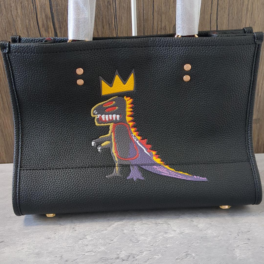 【新品】COACH トートバッグ ブラック バスキア　C5661