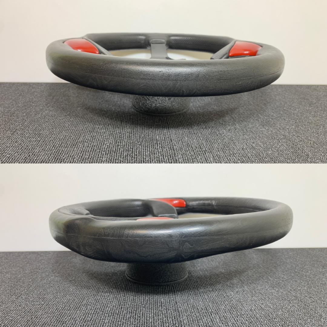 VICTOR ヴィクトール ステアリング 33パイ 赤カーボン風 ハンドル