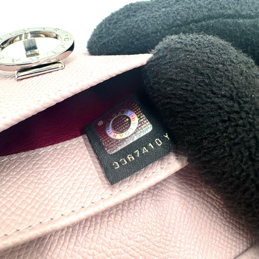 【極美品✨】ブルガリ ビーゼロ 名刺入れ カードケース レザー サークルロゴ