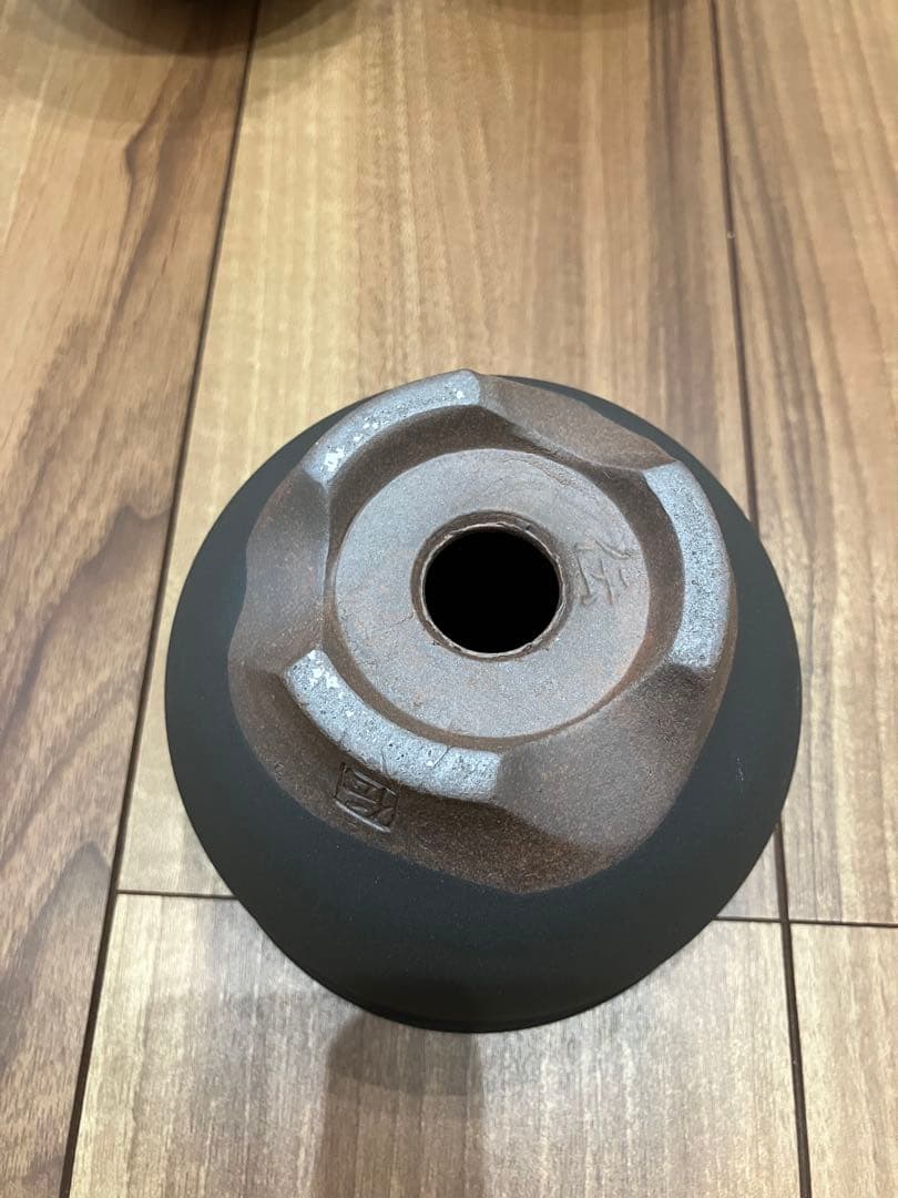 新品!!3個セット 伝市鉢 4号 黒化粧 (アガベ パキポディウム 塊根 作家鉢