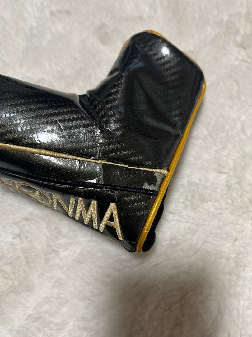 HONMA 金パター ヘッドカバー付き