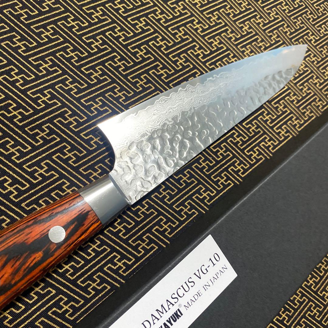 堺 孝行 33層 槌目ダマスカスVG10牛刀 180mm