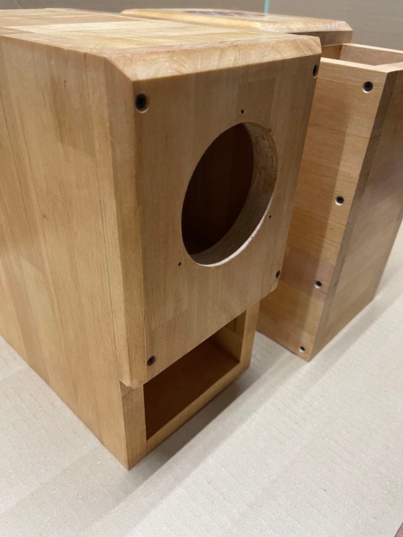 バックロードホーン9.2cmユニット搭載自作スピーカー