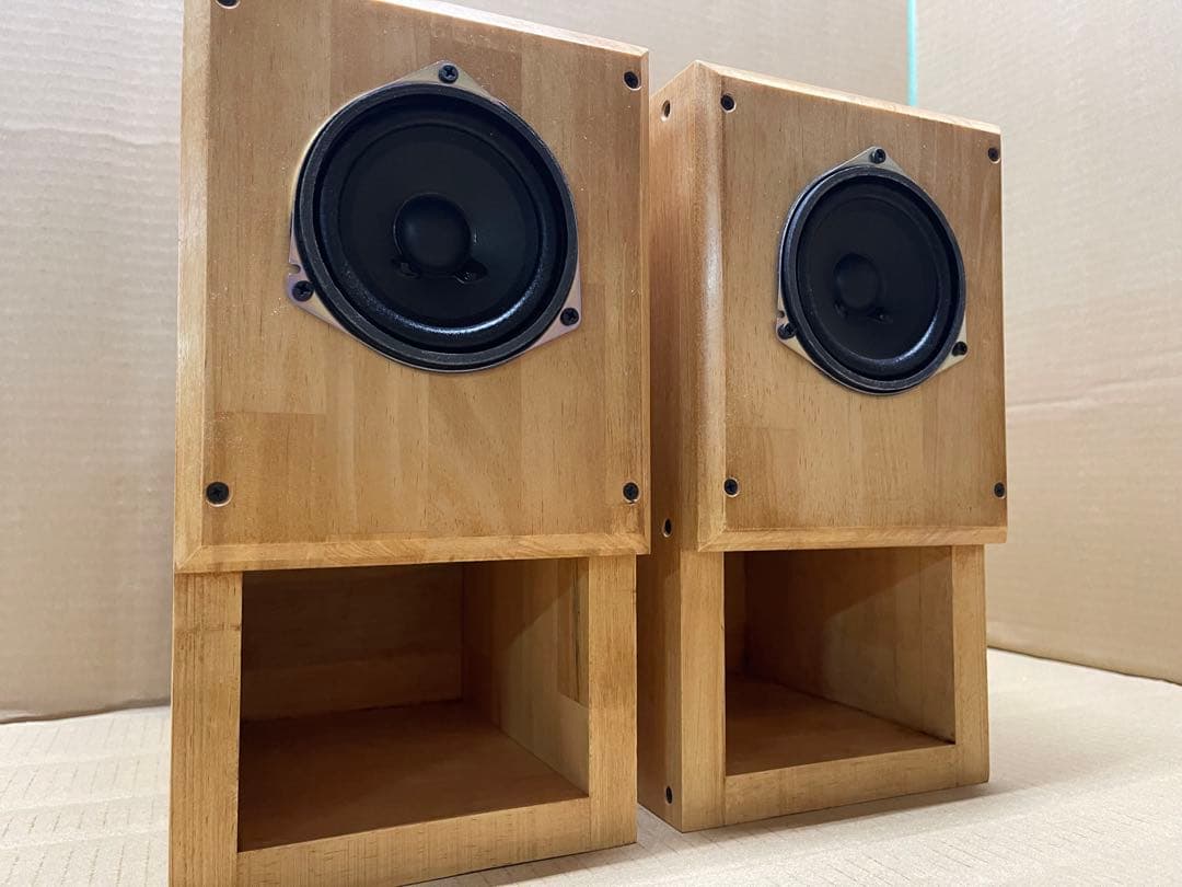 バックロードホーン9.2cmユニット搭載自作スピーカー