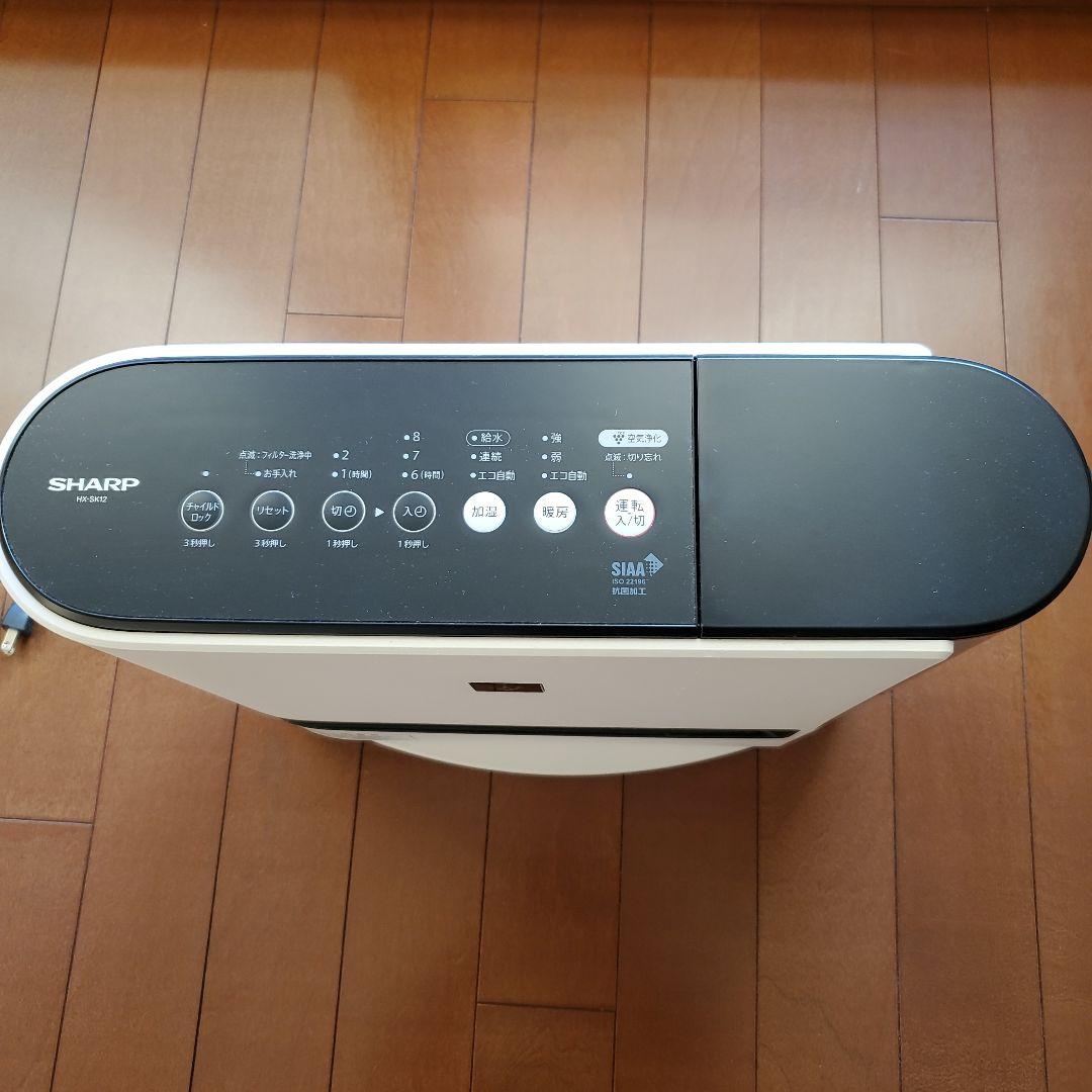 SHARP 加湿セラミックファンヒーター HX-SK-12-W　2024年
