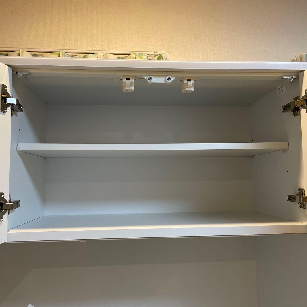 ホワイトキャビネット 食器棚レンジボード