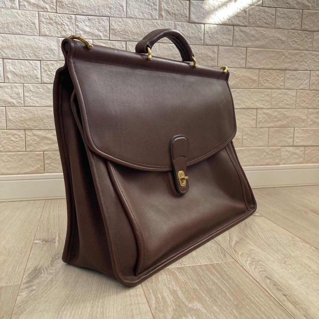 COACH オールドコーチ レザーブリーフケース