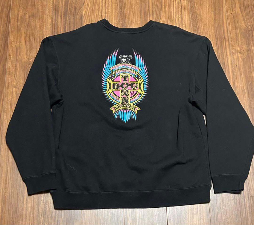 dogtown　古着　ブラック スウェット トレーナー　スケートブランド