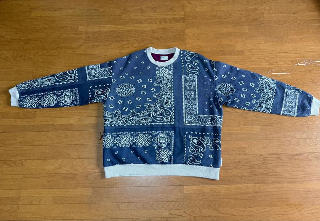 kapital キャピタル　バンダナ　スウェット　ペイズリー サイズ