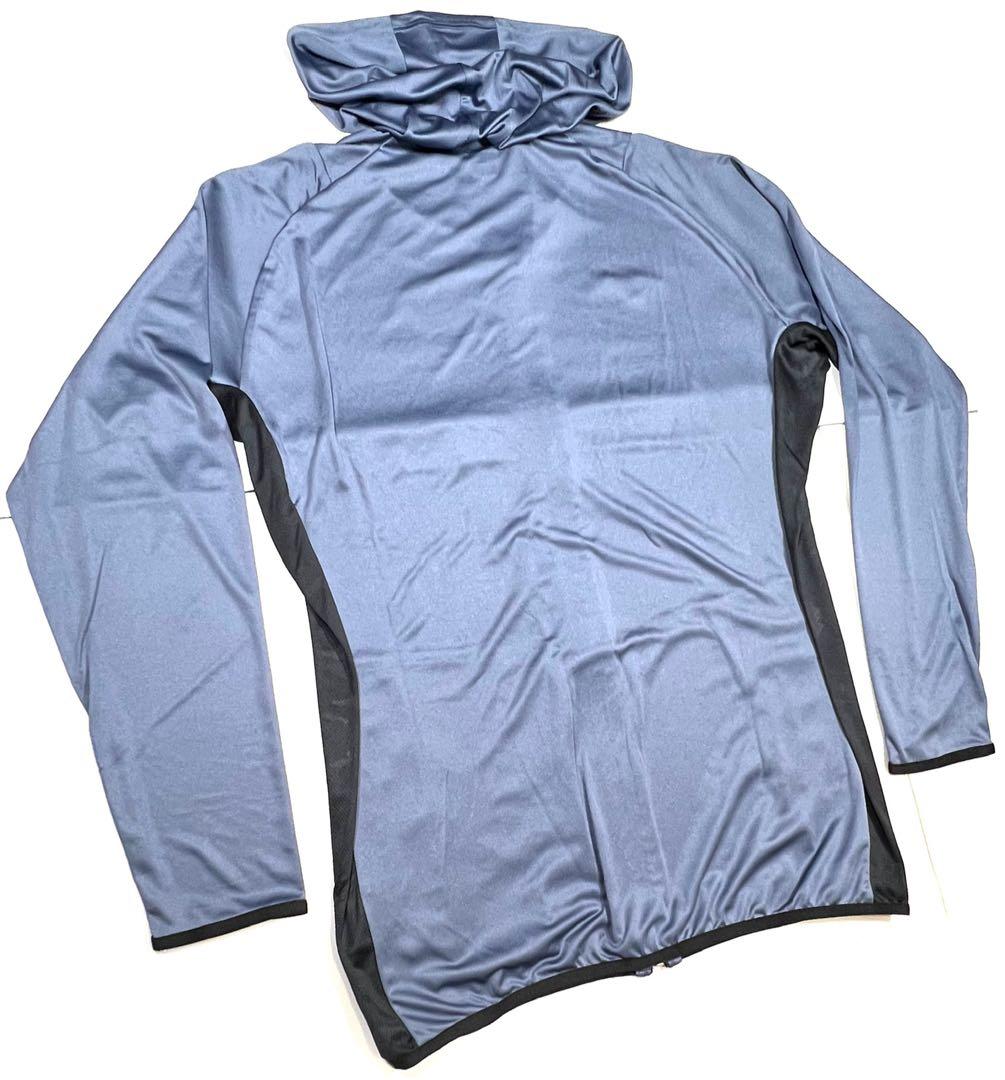 【ミズノプロ】フルZIPフーディ(薄手) インディゴ XO 12JECK75