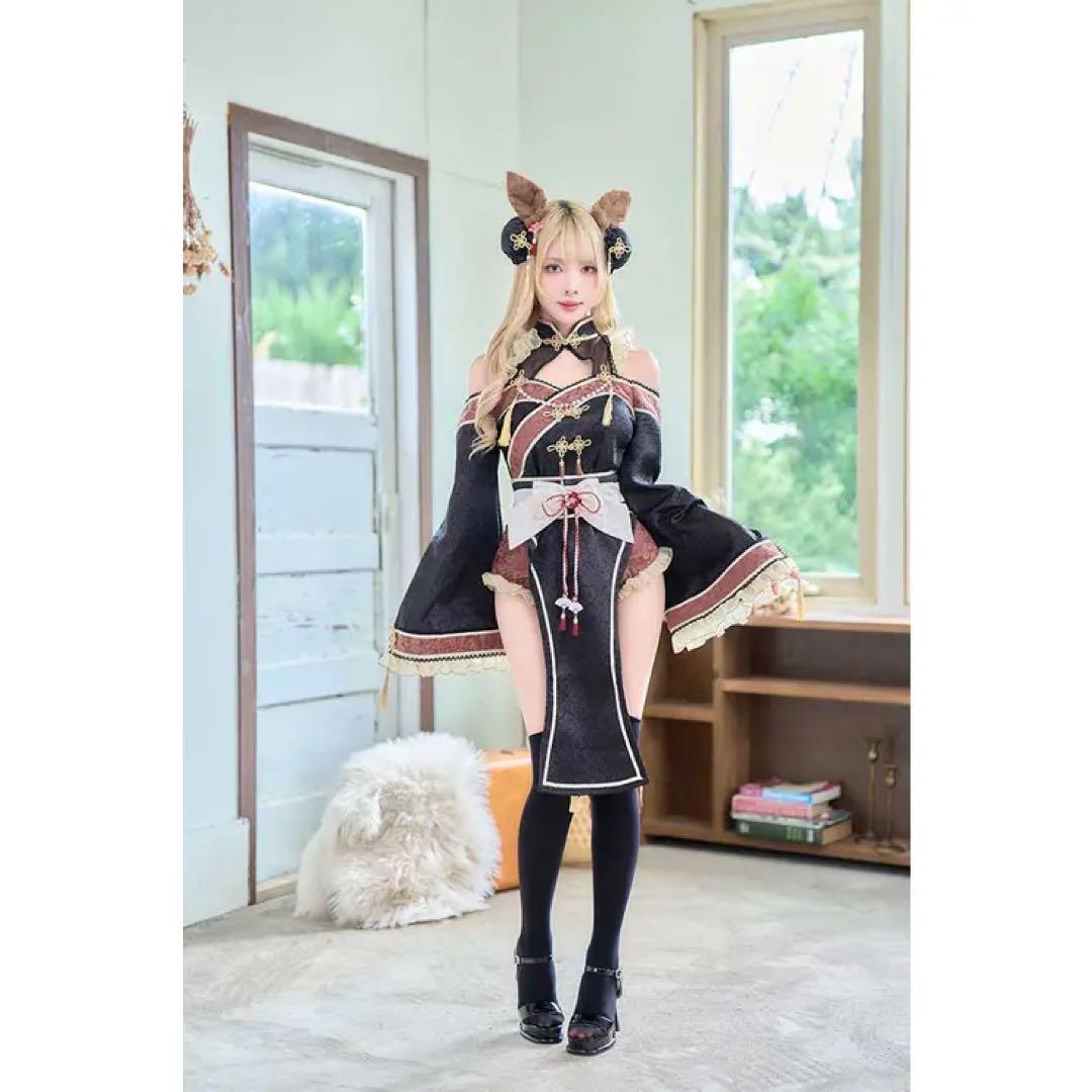 【完売品】Malymoon ブラックチャイナテールホースドレス マリームーン