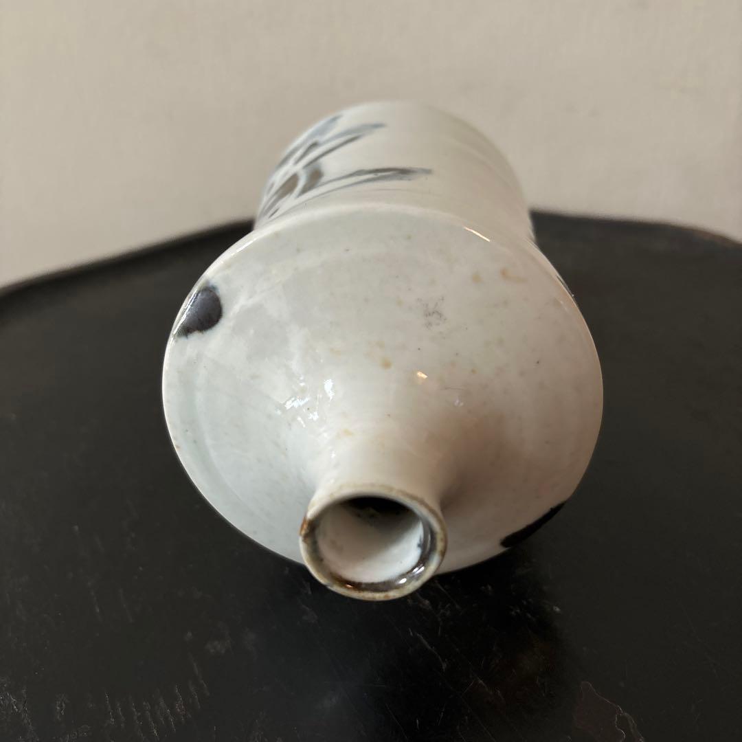 蝋燭徳利　古伊万里　油壷　酒器　花入　保命酒　骨董　岩谷焼 検;白洲正子　李朝