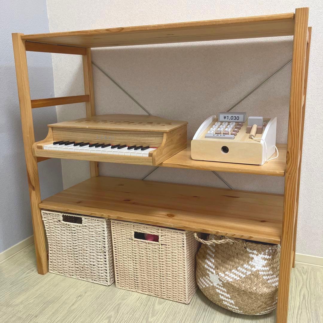 無印良品 パイン材 ユニットシェルフ 飾り棚 キャビネット