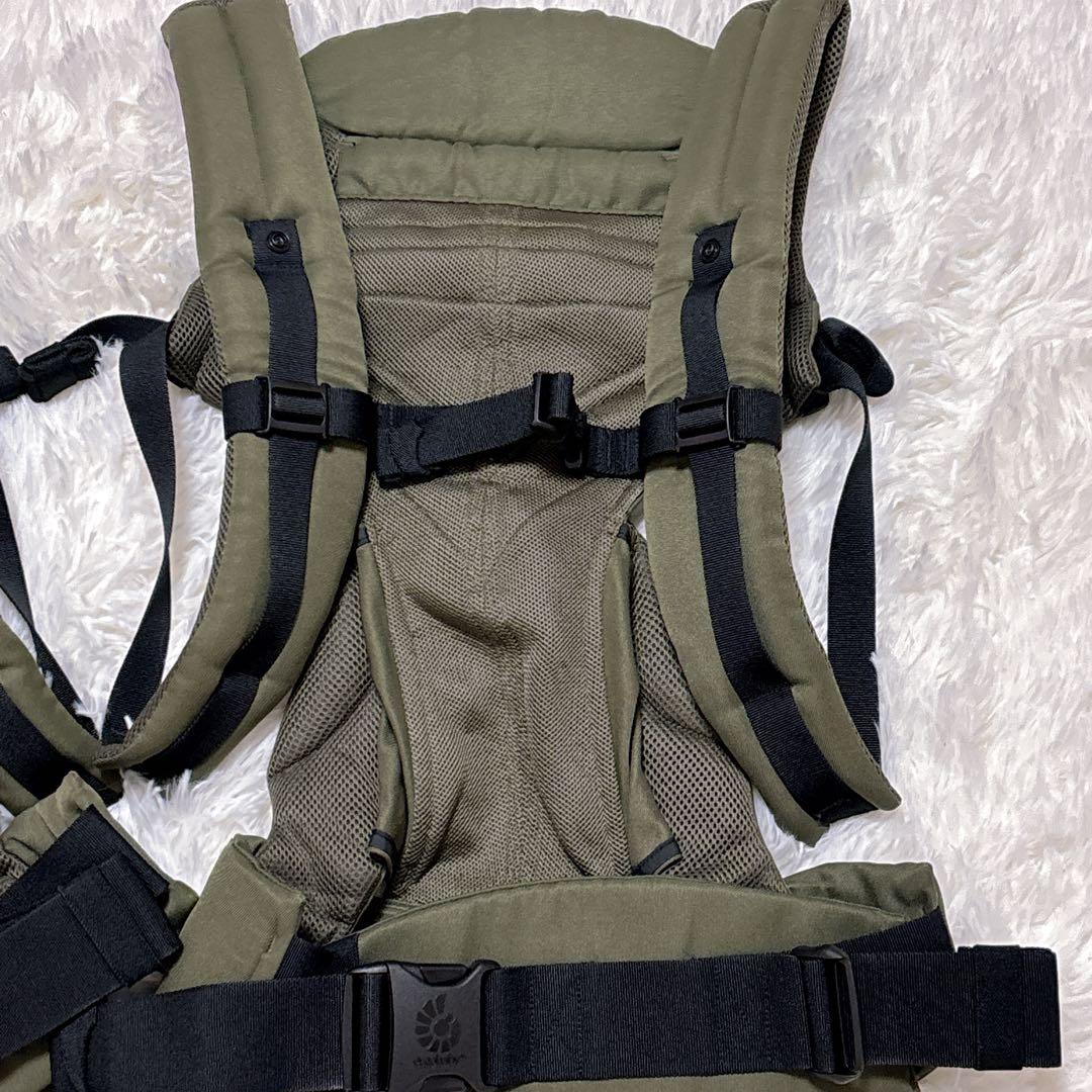 美品　エルゴベビー オムニ360 クールエア カーキ 抱っこ紐 2 個 セット