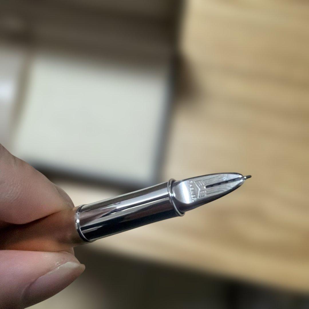 Parker５周年 ピンクゴールド万年筆 専用ケース付き