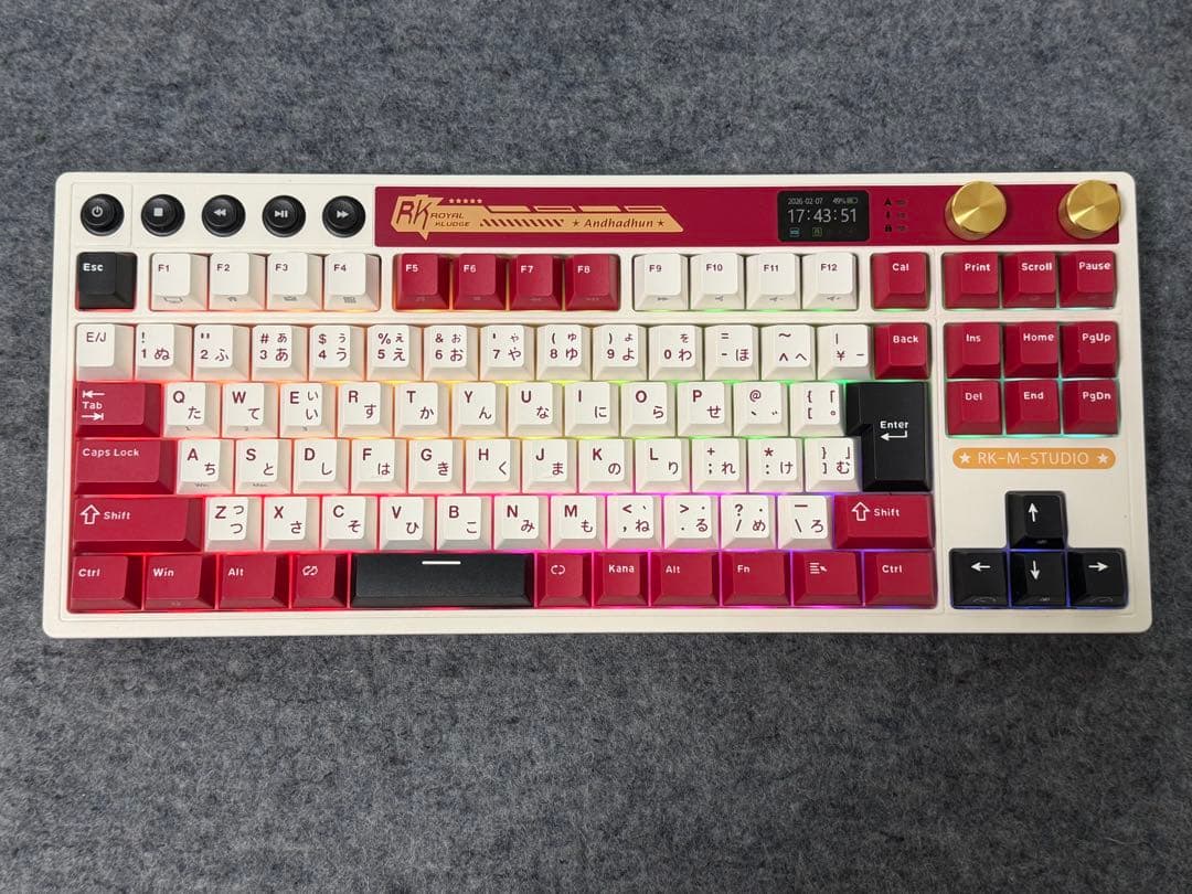 RK  KLUDGE M87 RGBキーボード