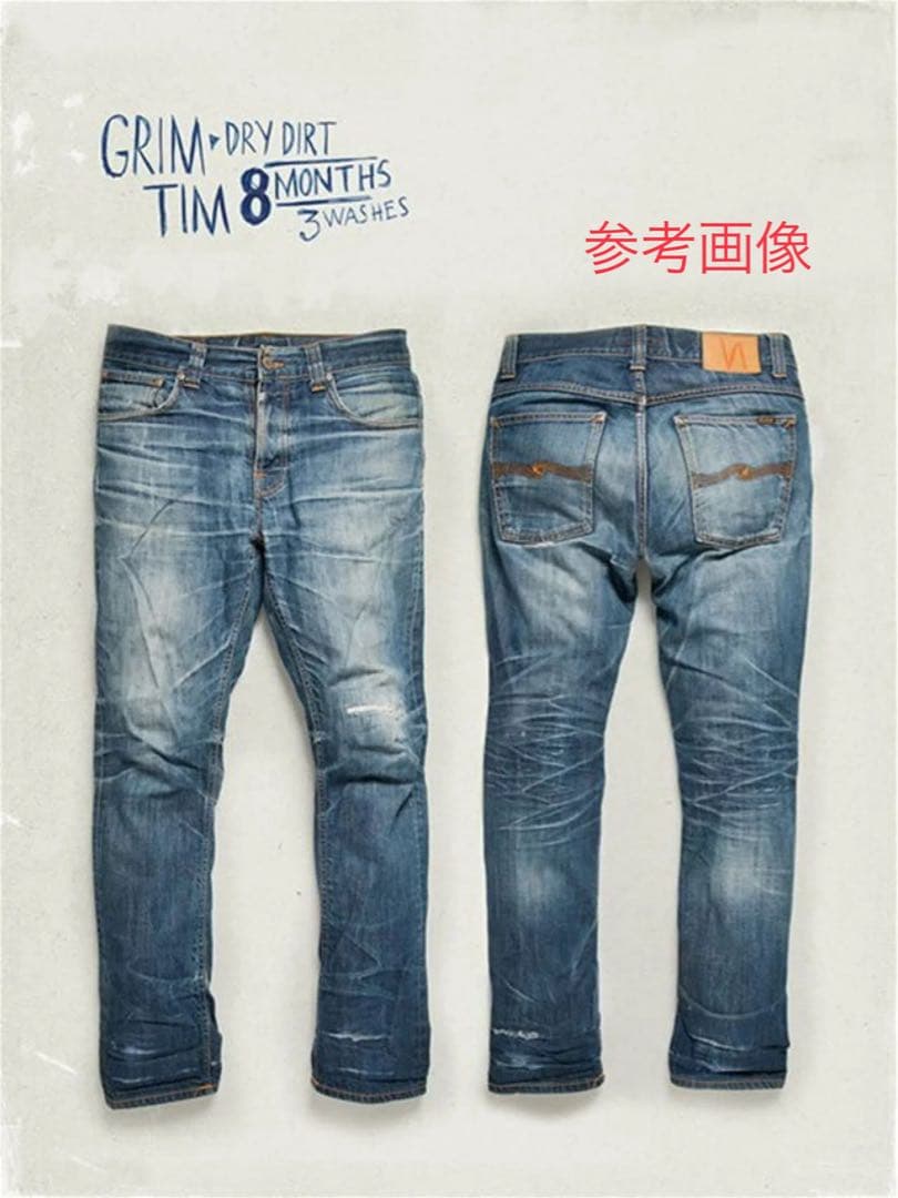 NudieJeansヌーディージーンズ GRIM TIM DRY SELVAGE