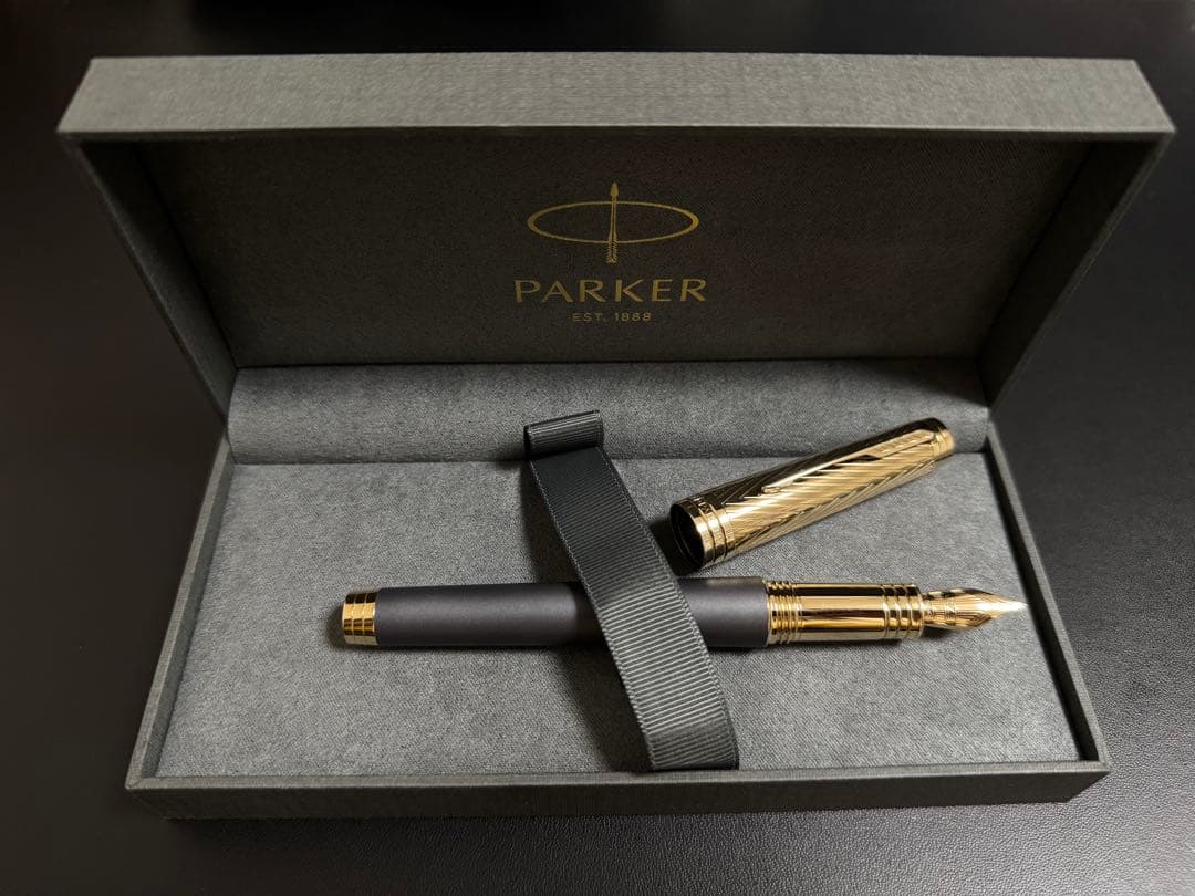 PARKER パーカー 万年筆 プリミエ ストームグレイGT F(細字)