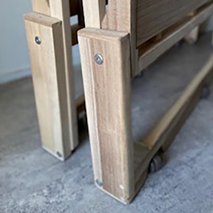 桐らくね プレミアム35 【日本製】 折り畳みベッド