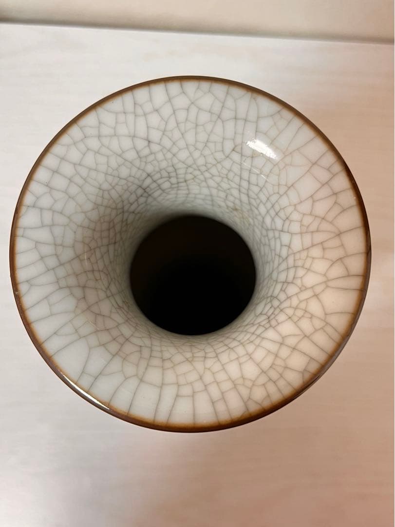 中国景徳鎮　粉彩花鳥文　壺　骨董品　花器