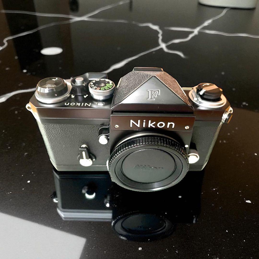 【OH済×コレクターズ未使用品】ニコンFアイレベル　　希少ブラックボディ