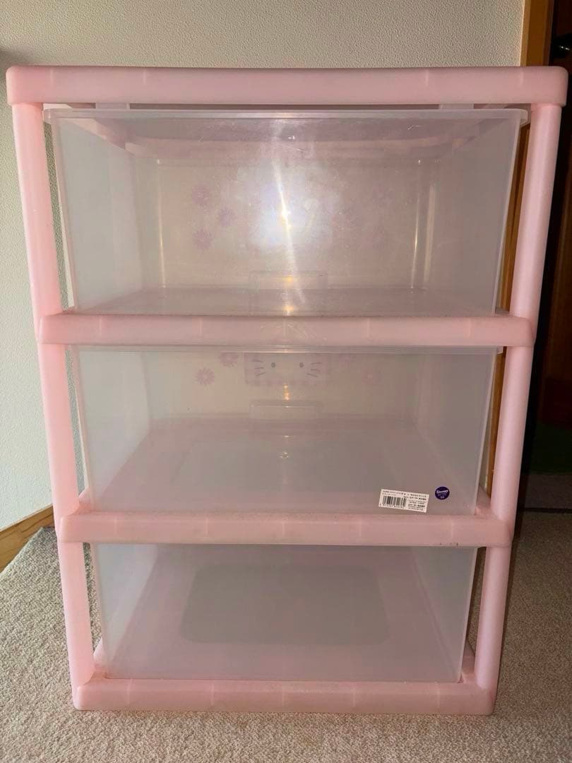 Hello Kitty 3段チェスト