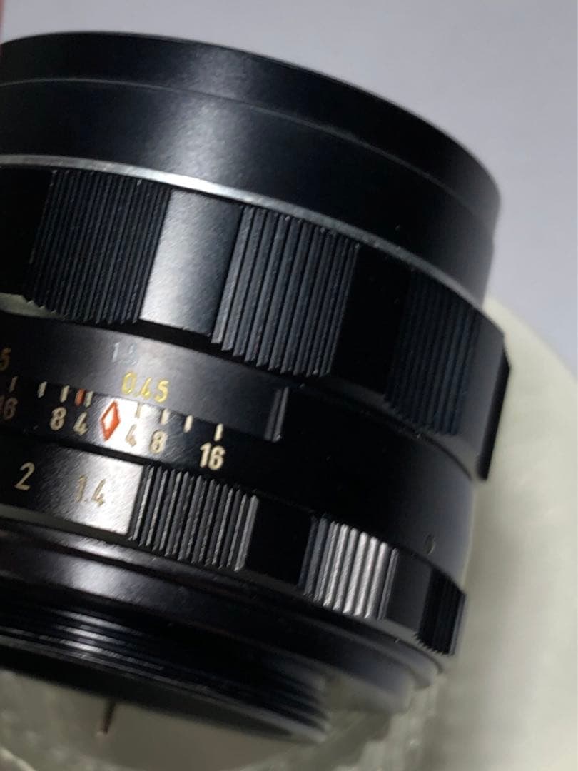 フード付pentax super takumar 50mm f1.4 m42