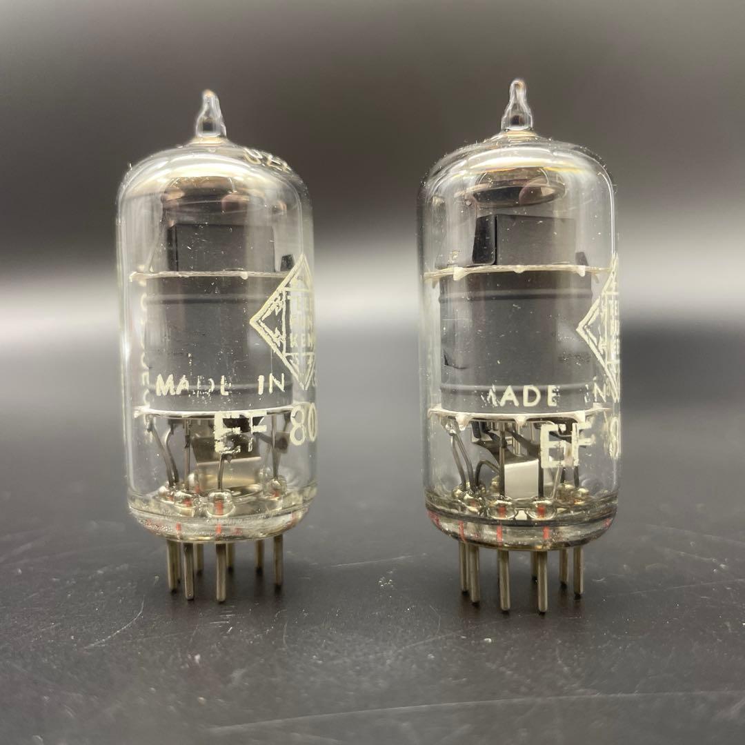 【未使用◇あり】EF806S TELEFUNKEN ワンペア 真空管 (188)