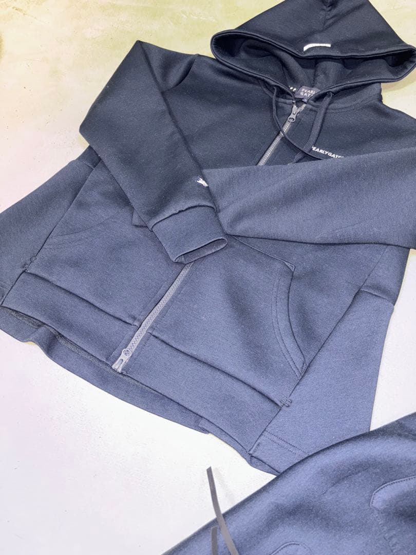 （美品）パーリーゲイツ 、高機能スウェット素材、セットアップ、サイズ0