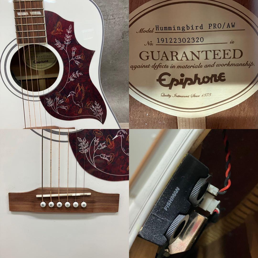 ま*る様 Epiphone humming bird pro aw アコースティ