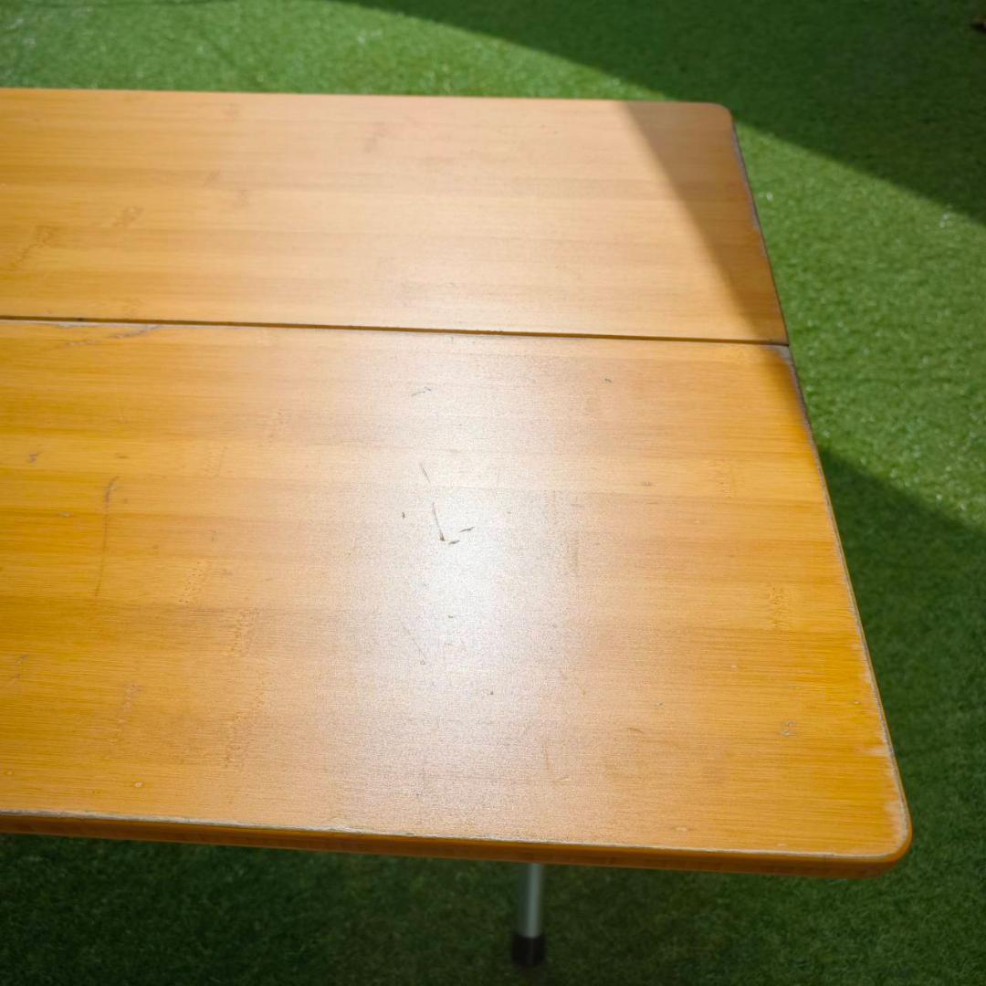 廃盤  peak LV-100T ワンアクションローテーブル竹