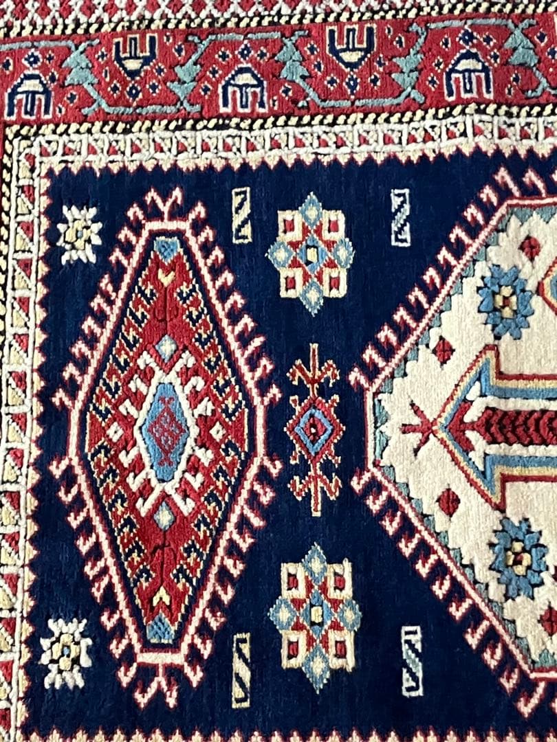 【リボン】トルコ　ヴィンテージ　カイセリキリム　ラグ