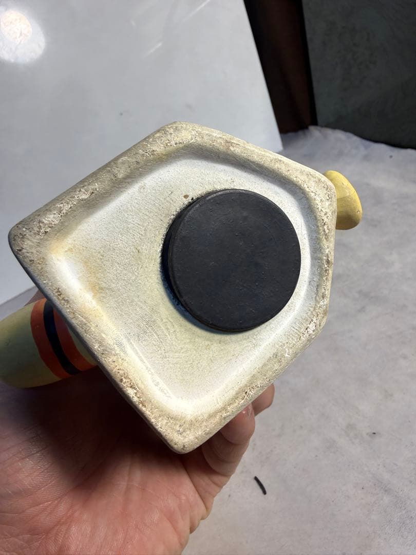 昭和レトロ 読売ジャイアンツ ミスタージャイアンツ 貯金箱 陶器製 当時物