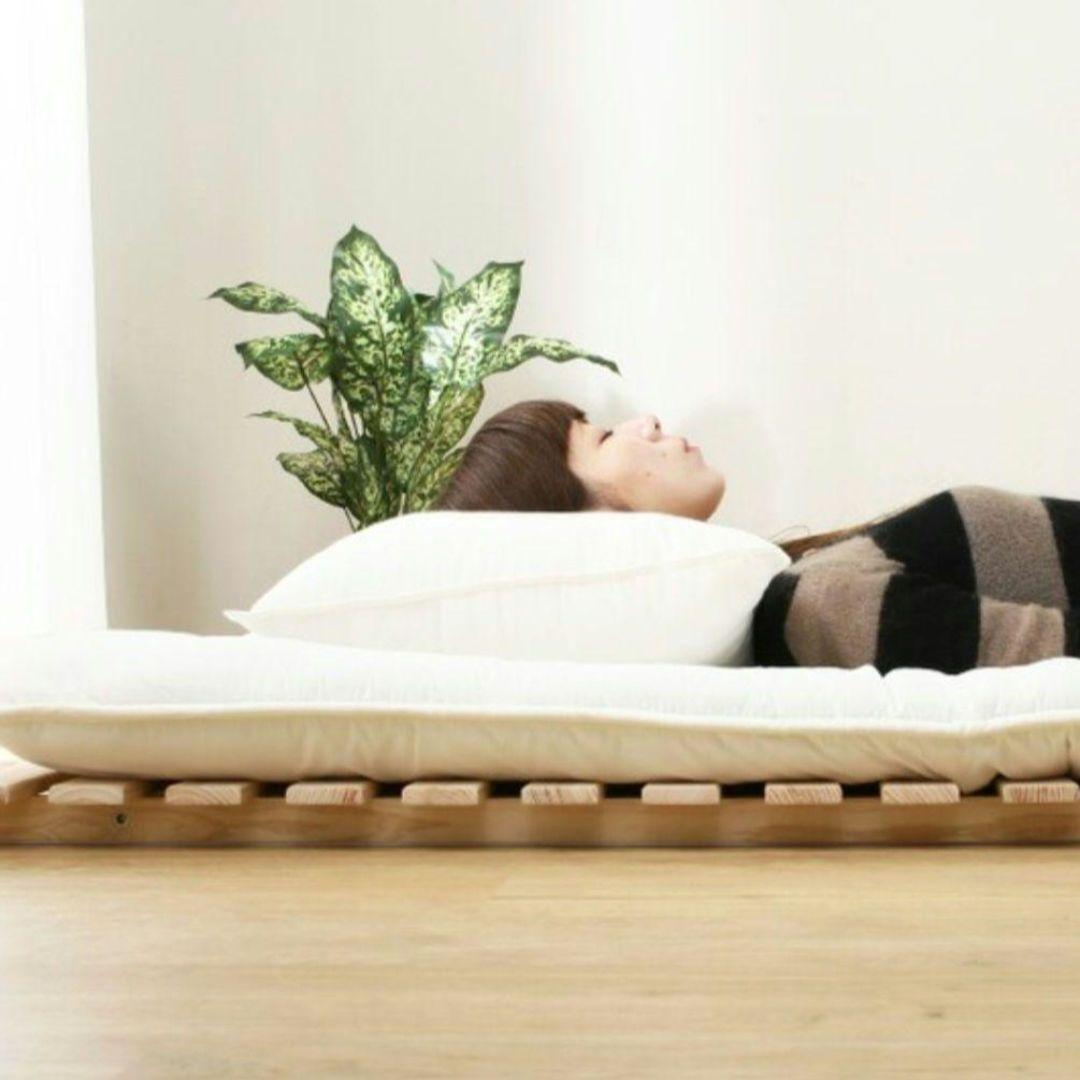 ニトリ　シングル 2つ折りすのこベッド2個セット