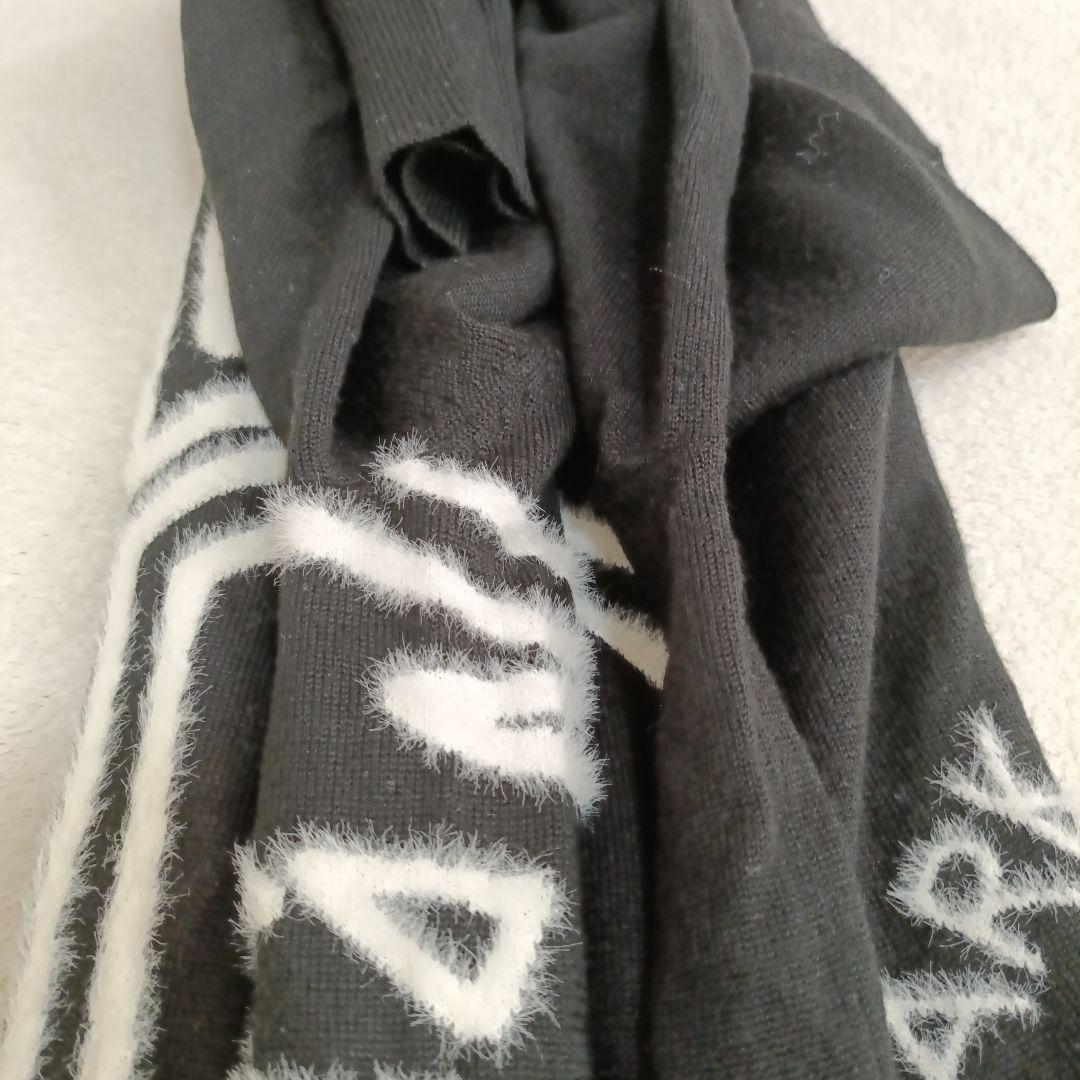 【美品】MARK & LONA スカルプリント セーター　48　Ｌサイズ　黒