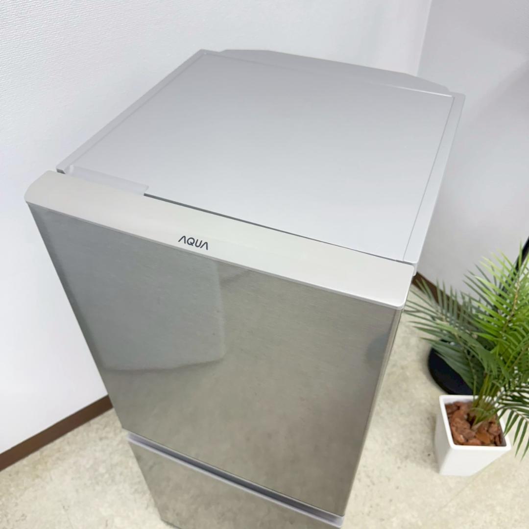 AQUA 冷蔵庫 小型 2ドア 126L 2021年 3ヵ月保証付 KR0069