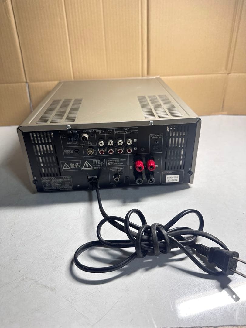 KENWOOD コンパクトミニコンポ R-K700 現状品
