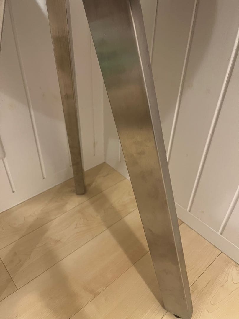 カナデモノ　THE CAFE TABLE 65cm Black Brown