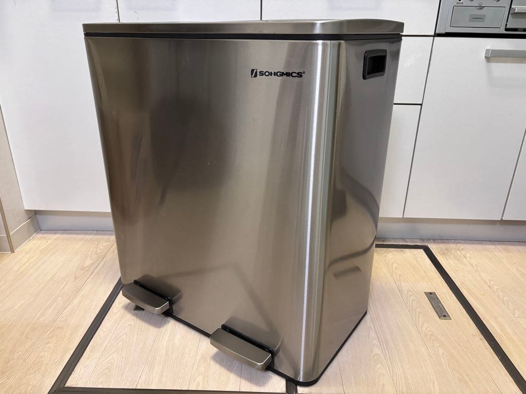 SONGMICS ゴミ箱 ダストボックス 2x30L LTB60NL
