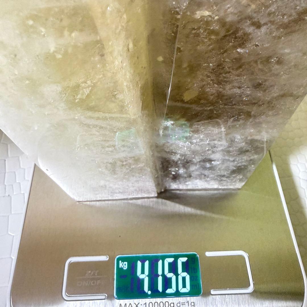 天然石 シトリン アメジストWポイント☘︎ ݁˖.浄化と金運