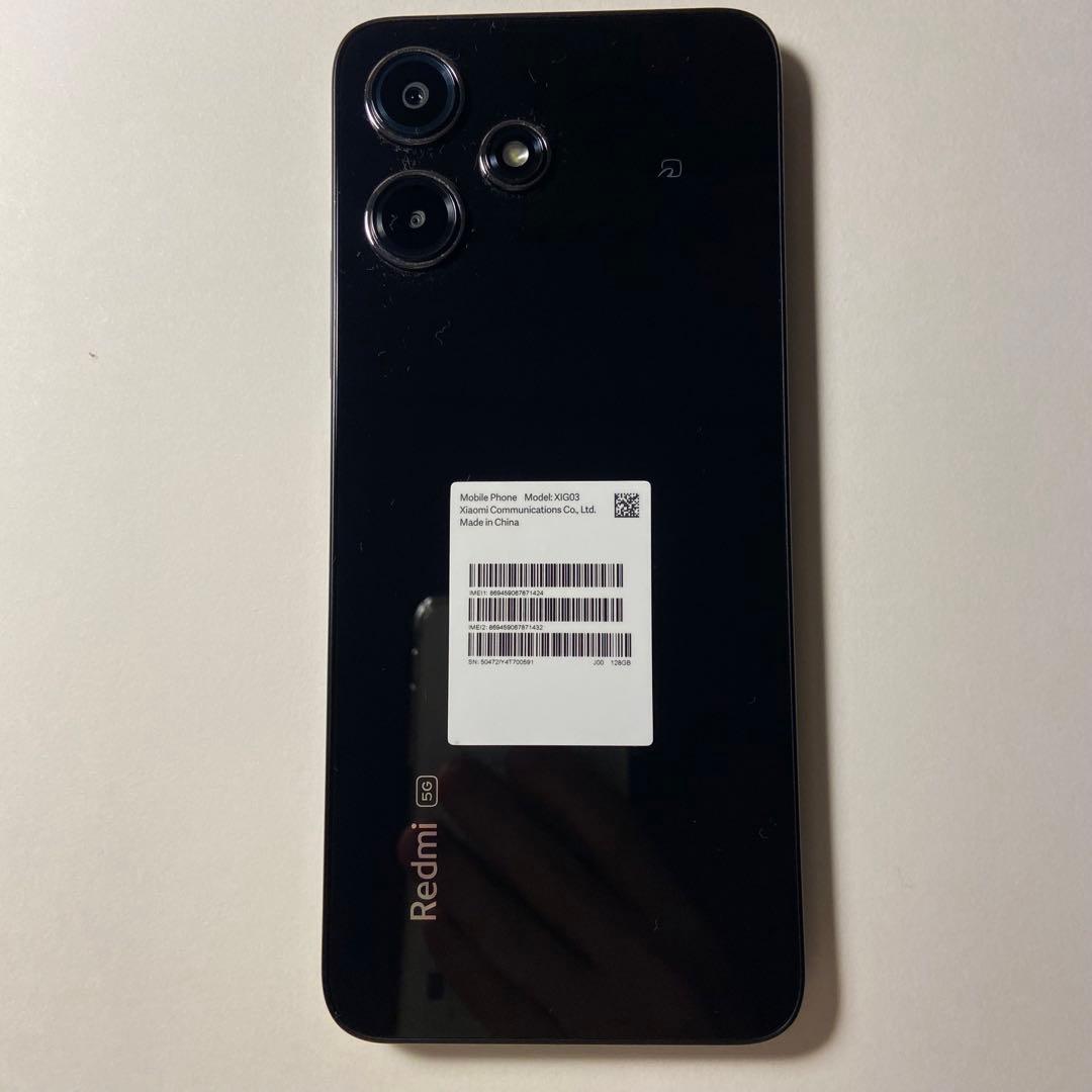 REDMI 12 5G 128GB ブラック
