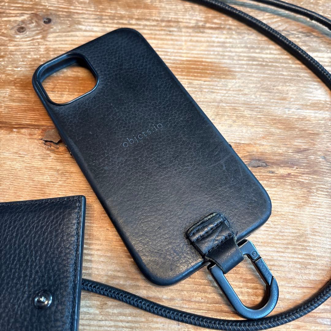 objcts.ioオブジェクトアイオー　レザー製スマホケース