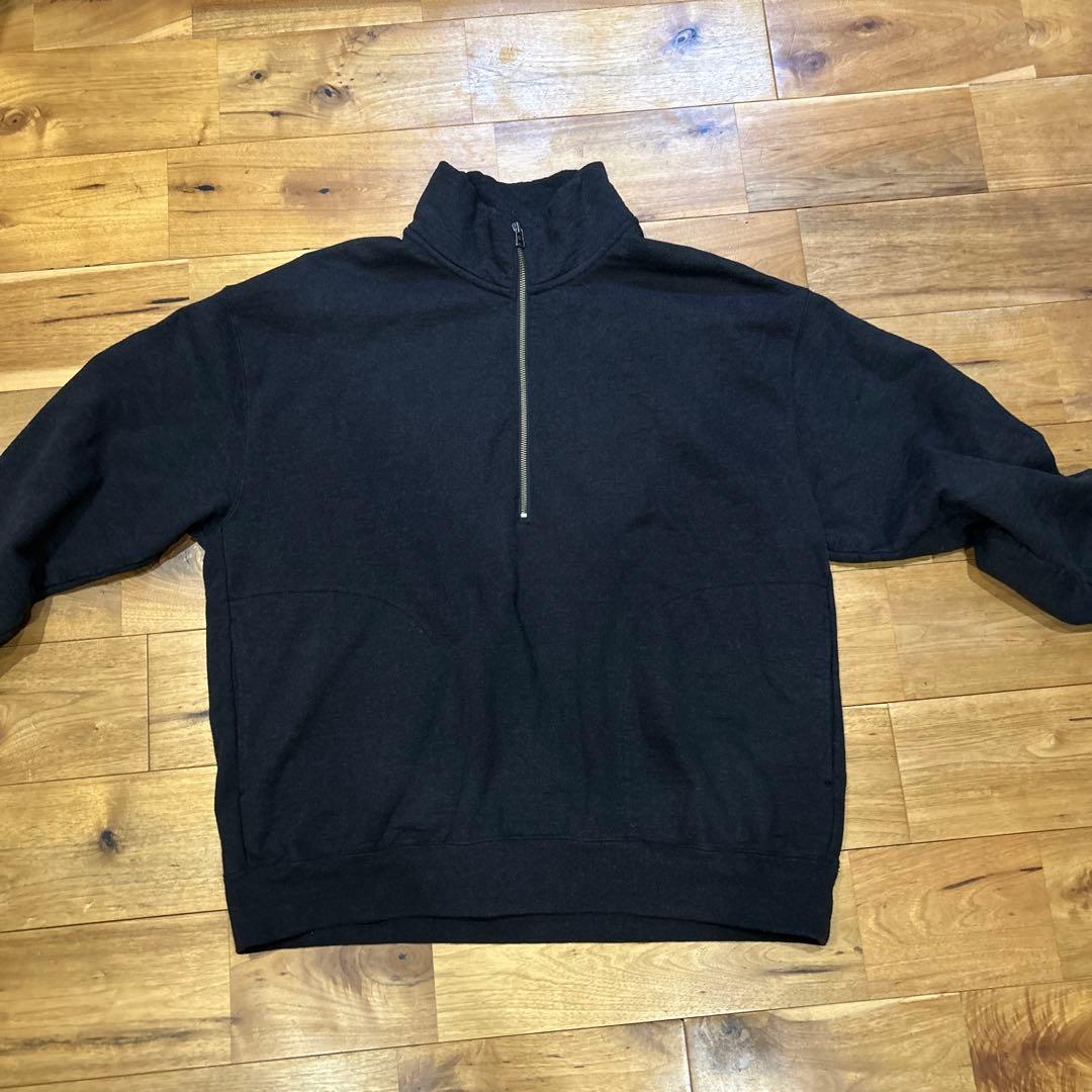 スノーピーク 別注 リサイクルコットン ハーフジップスウェット