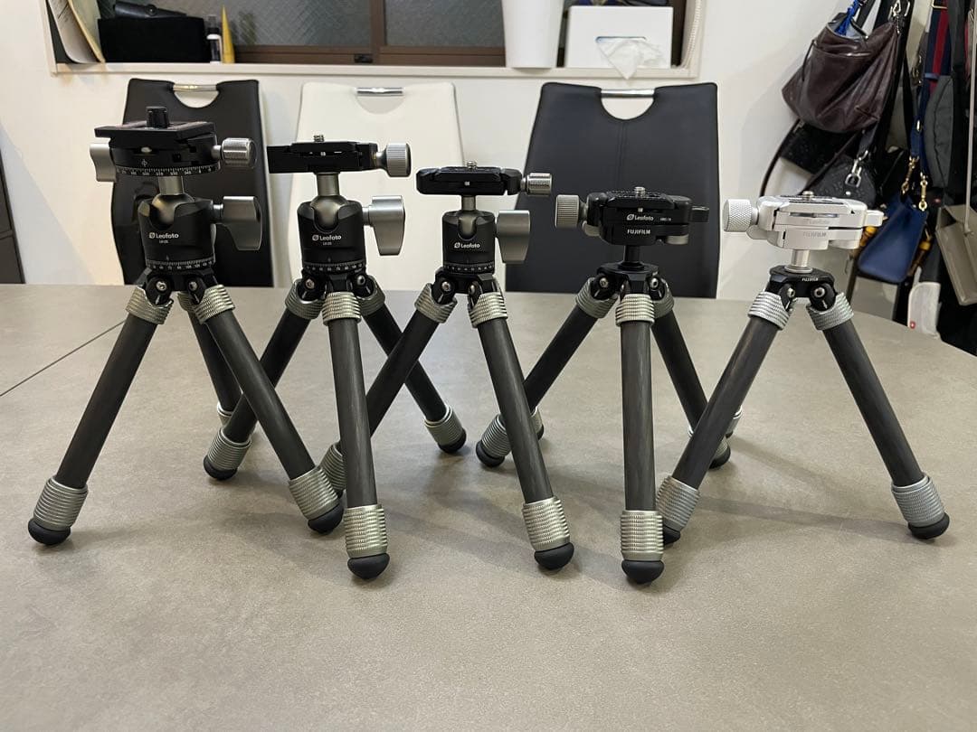 Leofoto MT-02Pro+LH-22 ブラック三脚雲台セットカーボンミニ