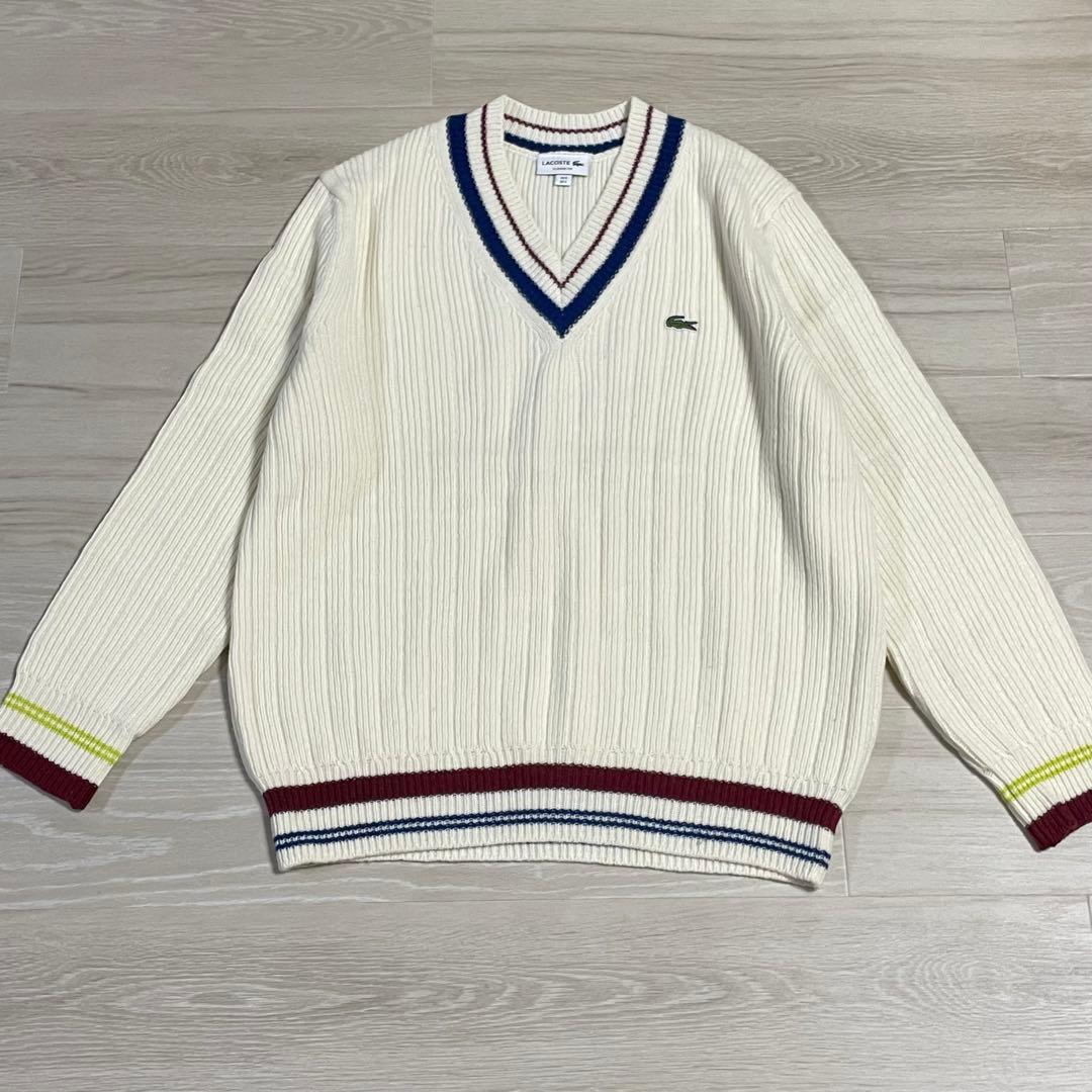 ゅーぽむ♡です☆LACOSTE ラコステ☆チルデンニット Lサイズ