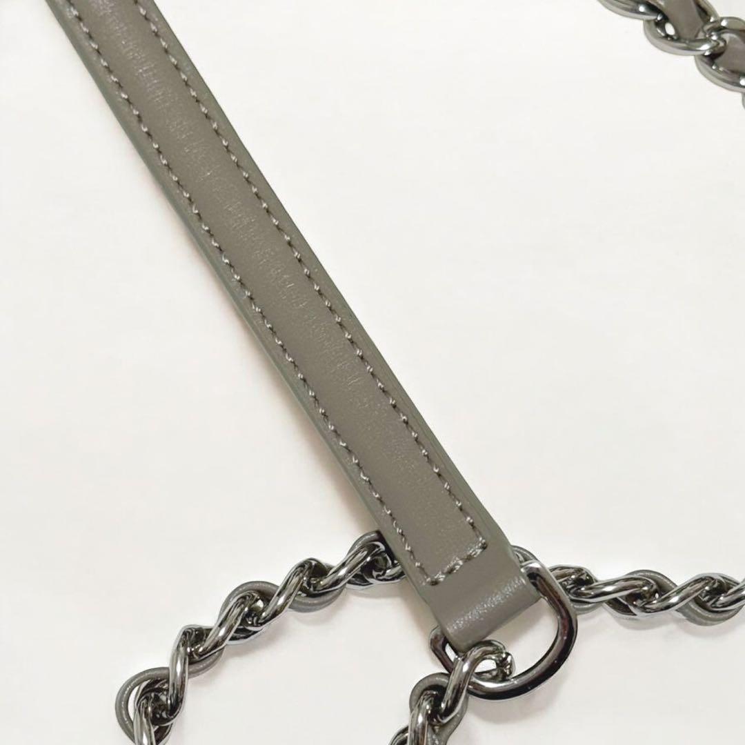 アンテプリマ　ルッケットⅡ ミディアム カーキシルバー　ショルダーバッグ